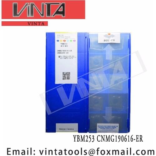 Free shipping high quality 10pcs/lots YBM253 CNMG190616-ER cnc carbide turning inserts