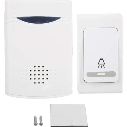 Remote Control Wireless Doorbell Sensor Electronic with Button for Old Man Household Office
