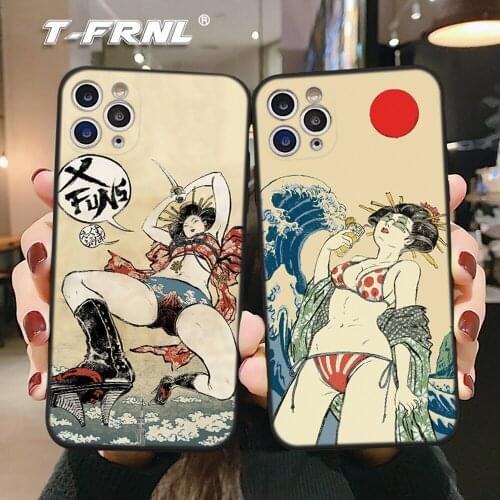 For funda iPhone 12 case funny girl for iPhone 5 5S SE 2020 6 6S 7 8 Plus XR X XS 11 12 mini Pro Max case