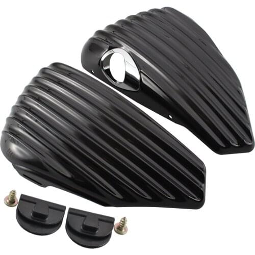 Motorcycle Black Side Oil Tank Cover Battery Cover Fits For Harley Sportster Nightster XL1200N XL Iron 883 1200 48 72 Custom