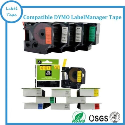 DYMO D1 19MM mix colors tape 45803 45806 45807 45808 45809 used for Dymo labelmanager labeller