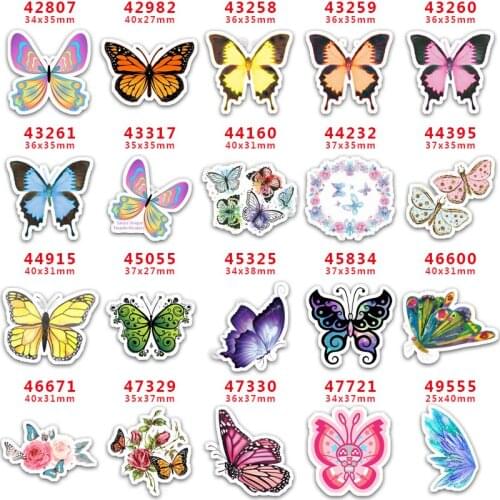 Planar Flower Patrick 30pcs/lot Acrylic Resins Printed for DIY Headband Hair Bow Decoration Accessories PR42807