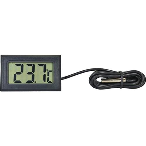 1PC Probe Digital Display Thermometer Temperature Sensor with Display 3435 10K For Refrigerator bathtub Etc No Battery Cable 1M