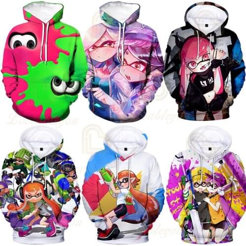 Funny Cartoon Hoodies Boys Girls 3D Game Children Long Sleeve Sweatshirts Cool Sreetwears Fashion Hoodies