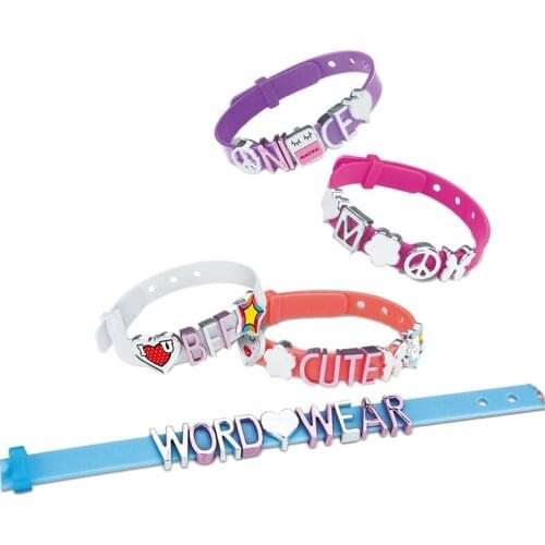 Kids DIY Personalized Charm Friendship Jewelry Bracelet Making Kit Best Arts and Crafts Toy for Girls Birthday Gifts