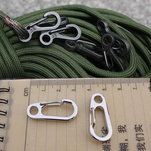 Alloy Carabiner Camp Snap Clip Hook Keychain Keyring Hiking Climbing Tool