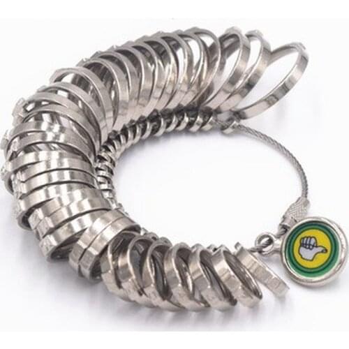Metal Alloy Finger Ring Sizers Meter Measurement Gauge Tools Measure Size for Jewelry Jewelry Tools