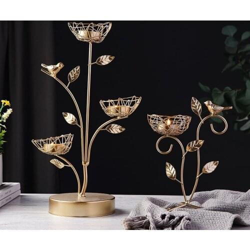 Nordic style creative candle holders home romantic candles home living room bedroom decorations personalized ornaments