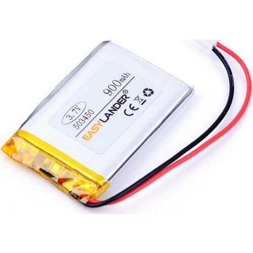 503450 3.7V 900mAh Rechargeable Li-Polymer Li-ion Battery For mp3 mp4 mp5 toys DVR GPS navigation Sports bracelet 503549 523450
