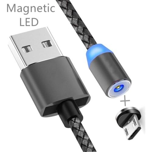 Micro USB Cable Magnetic V8 Microusb Charger For Samsung galaxy A10 J7 S4 S7 edge A3 A5 2016 J3 J5 J7 A6 A7 2018 Android Phone