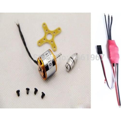New west XXD A1510 2200KV brushless motor micro motor + simonk 10A ESC with 4-axis aircraft
