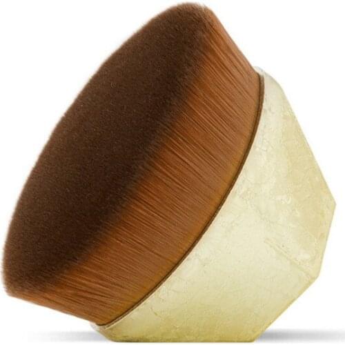 2019 New style plastic handle synthetic hair liquid foundation brush BB makeup cosmetic tools