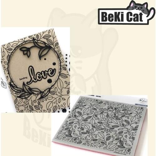 Flowers background Clear Stamps for DIY Scrapbooking/Card Making Fun Decoration Supplies
