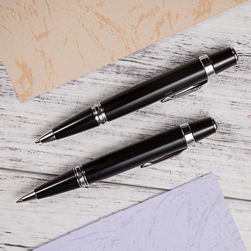 Luxury Metal Mini Ballpoint Pen Signature Business Office Supplies Student Stationery Writing Gift