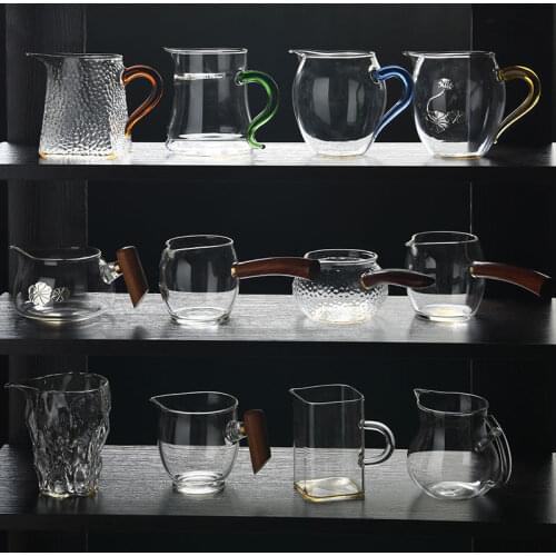 Heat Resistant Glass,Teat Cup,Afternoon Cup,Milk Jug,Pitcher Jug,Housewarming Gift for Tea Coffee Lovers