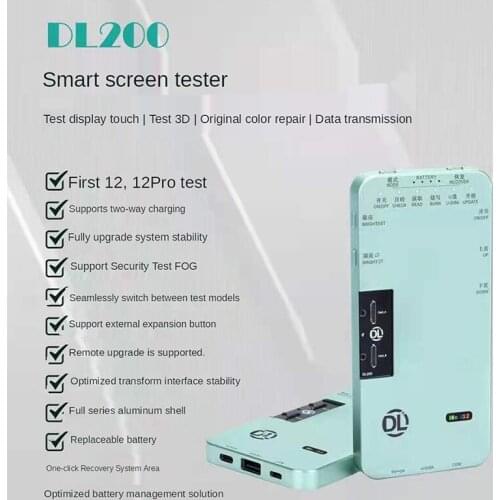 DL S200 LCD Screen Tester For IPhone 12 11Pro MAX XS XR 8 7 6S Programmer Ambient Light Sensor Original Color True Tone 3D Touch