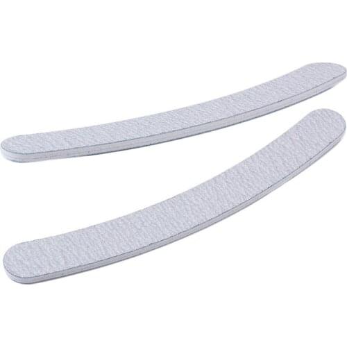 10Pcs Grey Acrylic Nail File Buffer 100/180 Manicure Sanding Nail Files Professional Salon UV Gel Polish Nail File IBL-FF12