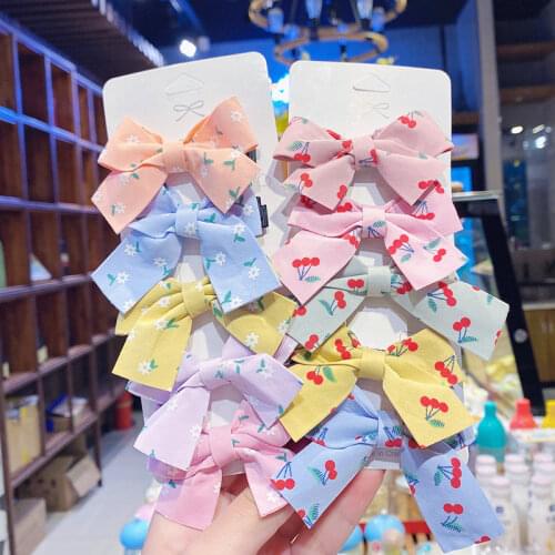 2 Pcs/Set Flower Baby Hair Clips Bows Kids Girl Hair Clip Children Hairpin Haarspeldjes Barrettes Baby Hair Accessories