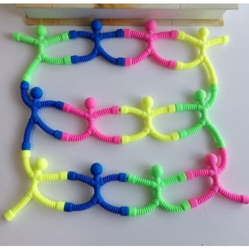 Silicone Magnetic Person Shaped Doll Children Kids Magic Novelty Anti Stress Toys Assembling Puzzles Educational Toys Juguetes