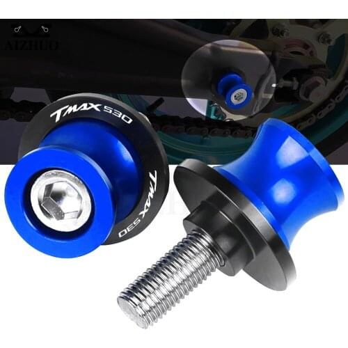 Motorcycle T-MAX Tmax Accessories 6MM Stand Screws Swingarm Slider Spools FOR YAMAHA TMAX530 TMAX 530 2001-2018 CNC Aluminum