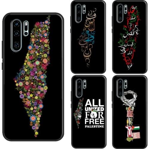 Free Palestine Map Arabic Case For Huawei P20 P30 Lite P10 P40 Pro Mate 10 20 Lite 30 Pro P Smart Z 2019 Cover