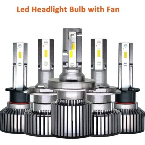 Auto Led Headlight Bulbs H1 H4 H7 H11 H8 H9 9005 9006 HB3 HB4 9012 HIR2 High Low Lamp Fog Light 12V 24V Car Canbus Automotivo
