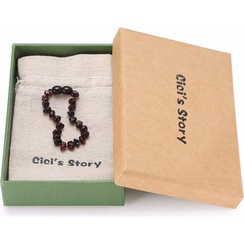 Baltic Amber Bracelet for Adult (Cherry) - 2 Sizes