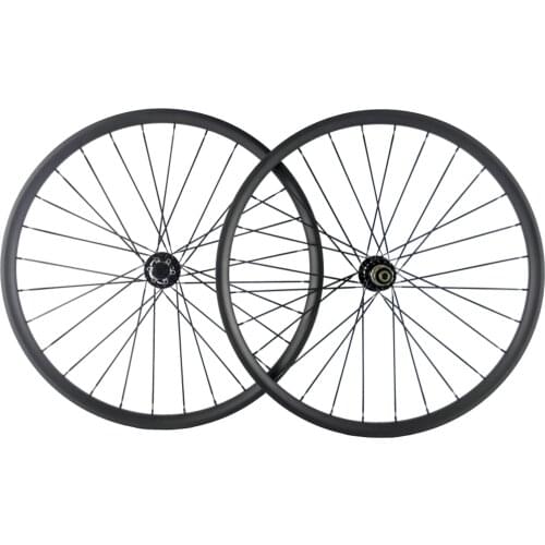 OEM 29inch 35mm Wide 25mm Depth Hookless Mountain bike carbon wheels 29" MTB carbon bicycle wheelset Axle Thru Wheelset