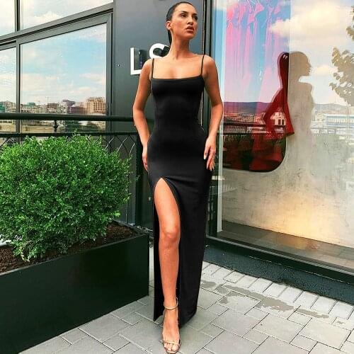 LIBERJOG Summer Dresses With A Slit