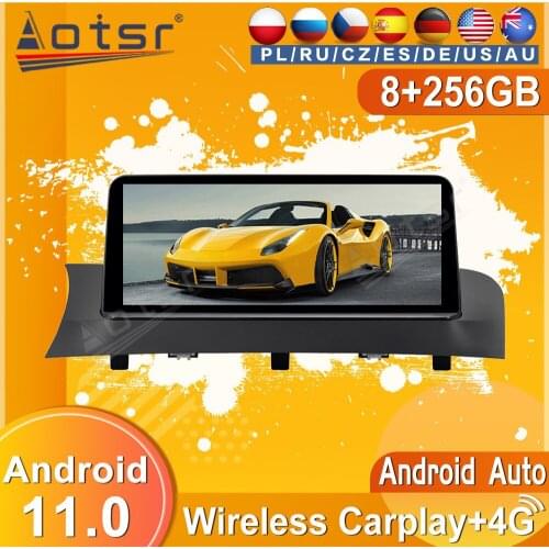 8+256G Android Tape Radio Recorder Car For BMW X3 F25 X6 F26 2011 2012 2013 2014 2015 2016 2017 GPS Navi Player Stereo Head Unit