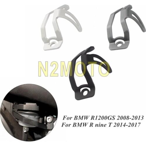 Motorcycle Rear Brake Reservoir Guard Cover Aluminum For BMW R nine T 2014 2015 2016 2017 R1200GS 2008-2013 Black / Silver /Grey