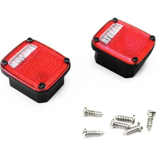 Rc Car Tail-Lights Set For 1/10 Scale Rock Crawler Toys Car Tamiya CC01 JEEP WRANGLER YJ Remote Control Toy Upgrade Accessories