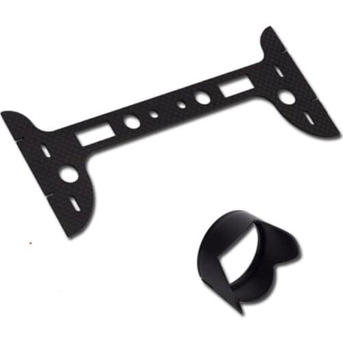 2 IN 1 Camera Lens Hood Sun shade Carbon Fiber Gimbal Guard for DJI Phantom 3 Drone Spare Parts Camera Stabilizer Protector