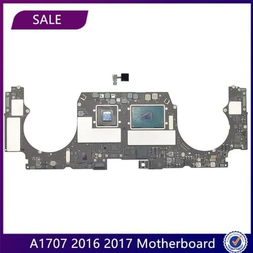 Original A1707 Motherboard With Touch ID 820-00928-A 820-00281-A for MacBook Pro 15" 2016 2017 i7 16GB Ram Logic Board