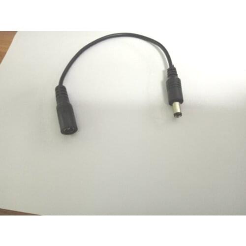 3000pcs DC Power Connector Jack 5.5 x 2.1mm Female to 5.5mmx2.1mm Male Plug Cable plug adapter 22CM Selling