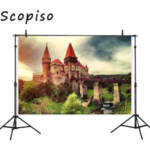 Scopiso background photo studio castle fariy tale vintage nature scene plant photography backdrop photographer photo shoot Props