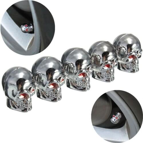 Skull Heads Bicycle tire Valves Caps Auto Tire Valves Caps Car Tyre Air Stem Covers Motorcycle Car wheel Accessories