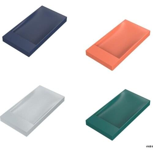 Countertop Soap Dishes with Hidden Drain Hole Soap Rack Prevent Stagnant Water