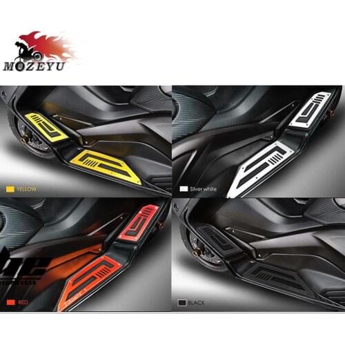 T-MAX 530 560 Foot Pad Motorcycle Footboard Steps Foot Footrest Pegs Plate Pads For YAMAHA TMAX 530 2012-2019 TMAX 560 2017-2020