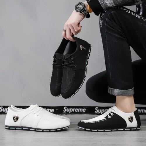 Breathable Pea Shoes Mens Casual And Comfortable Loafers Moccasin High-quality Shoes Mens Lightweight Driving Shoes New 2021