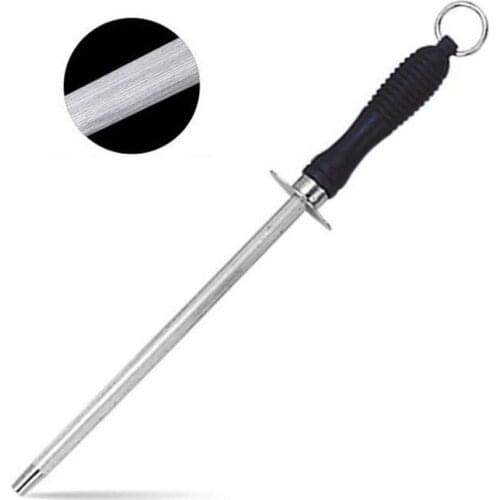 1pcs Professional Knife Sharpener Rod Kitchen Accessories Stainless Steel Sharpener Stick Home Use Knife Grinder