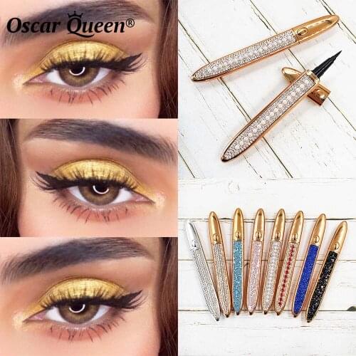 2/5/10/20 Pcs Magic Self-Adhesive Eyeliner Pen Glue-Free Magnetic-Free Makeup Tools For Eyelashes Waterproof Eye Liner Pencil