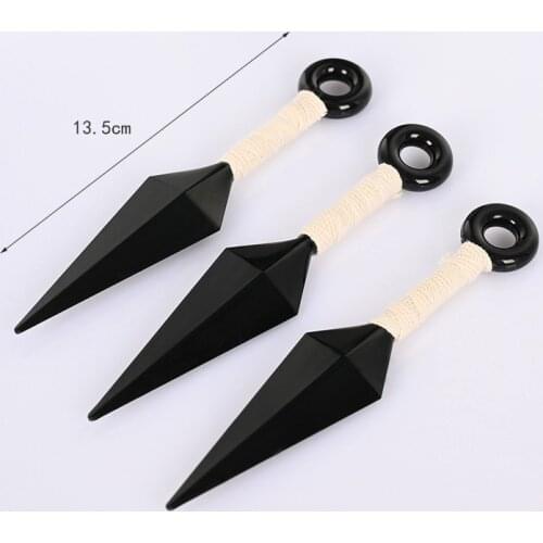 Naruto 3pcs/set Anime Accessories Ninja Uchiha Sasuke Pain Kunai Shuriken Anime Cosplay Accessories Props Cosplay Toy Darts
