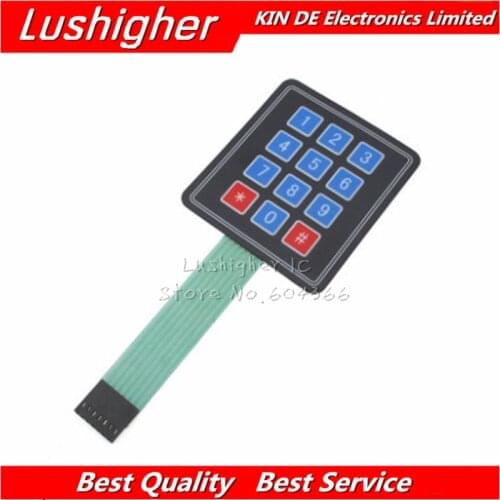 5pcs 12Key Membrane Switch Keypad 4x3 4*3 Matrix Array Matrix Keyboard