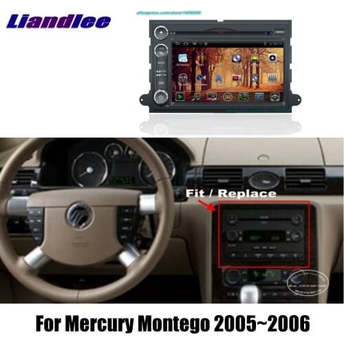 Car Android GPS Navigation Radio TV DVD Player For Mercury Montego 2005-2006 Audio Video Stereo Multimedia System