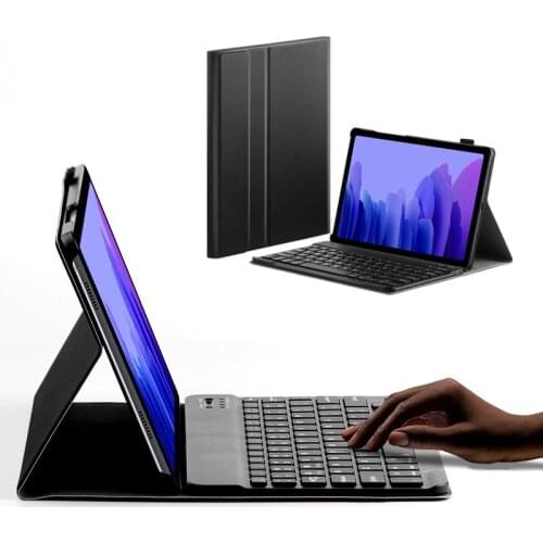 For Samsung Galaxy Tab A7 10.4" SM-T500 SM-T505 Tablet Wireless Bluetooth Keyboard Protective Cover For Tab A7 10.4 SM T500 Case