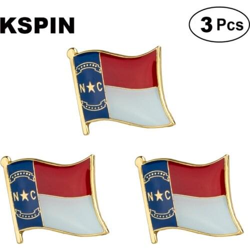 U.S.A North carolina Lapel Pin Brooches Pins Flag badge Brooch Badges