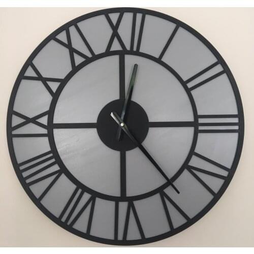 Goodtime Roman Numeral Decorative Wall Clock 50 cm MDF Wooden Home Needles Design Free Shipping