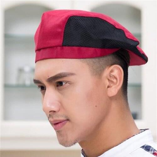 Western restaurant waiter work cap hotel chef hat cap Korean food drink bar shop coffee turban without apron