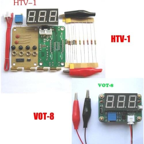 VOT-8 HTV-1 DIY Voltmeter Kit Voltage Meter DIY Electronic Production Suite